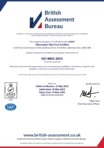 ISO 90012015 Certificate